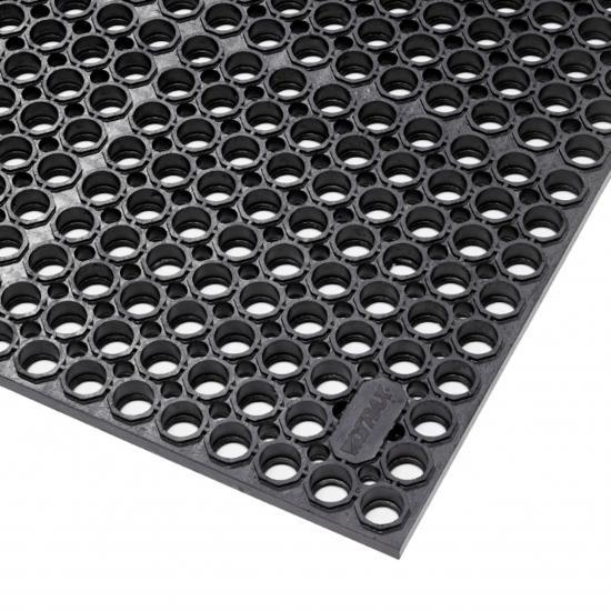 563 RD SANITOP KÜCHENMATTE DELUXE SCHWARZ-Matten-Welt