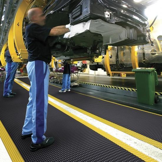 ANTI ERMÜDUNGSMATTE 782 SKY TRAX SCHWARZ/GELB-Matten-Welt