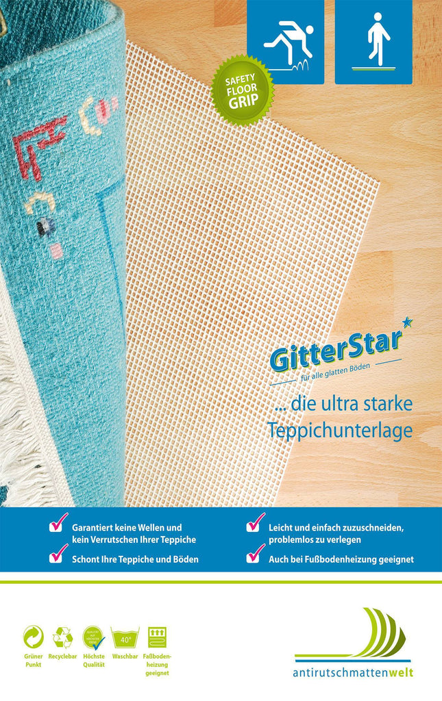 Teppichunterlage Exact für glatte Böden 240 cm-Matten-Welt